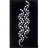 Tapis design Mendhi noir