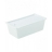 TERRINE RECTANGULAIRE AVEC COUVERCLE/PLATEAU 1 Kg prodes2 Blanc dimension L : 24,2cm x l : 11,4cm x H : 7cm - Cap. : 100cl