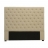Tête de lit capitonnée 140 lin beige
