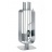 Valet de cheminée inox 5 pcs.