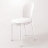 Vanity chair structure transparente crystal Magis