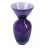 Vase en verre violet
