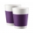 Verres double paroi Bodum Canteen 20 cl violet