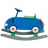 Voiture à bascule bois Baby Car