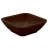 Zak designs Coupelle mini carrée Seaside - Earth : Chocolat