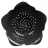Zak designs Passoire Rose - Mini - Les romantiques - B&W : Noir