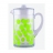 Zak designs Pichet Dot Dot 2L - Vert