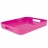 Zak designs Plateau Gallery rectangulaire Fushia 53.5 X 34.5cm